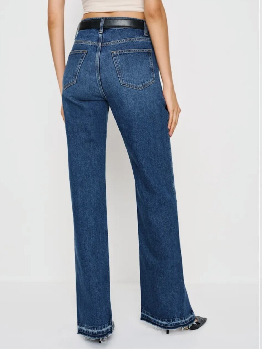 REFORMATION 90s val mid rise straight leg jean - size 31 - Picture 2 of 12